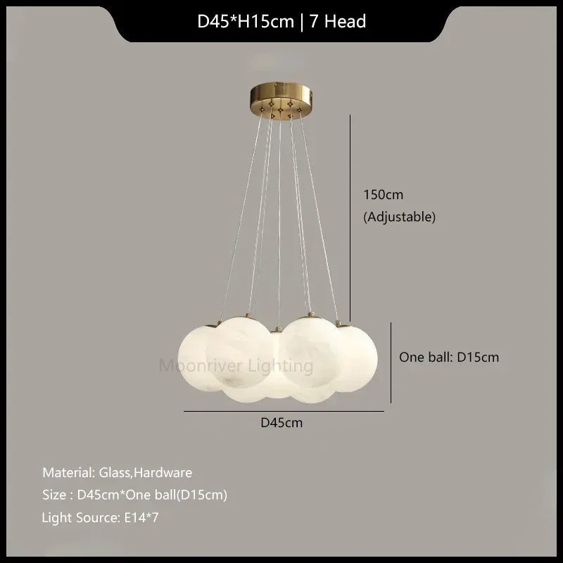 suspension moderne minimaliste style français haricot magique