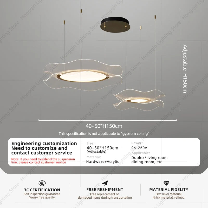 plafonnier led moderne design pour intérieur élégant