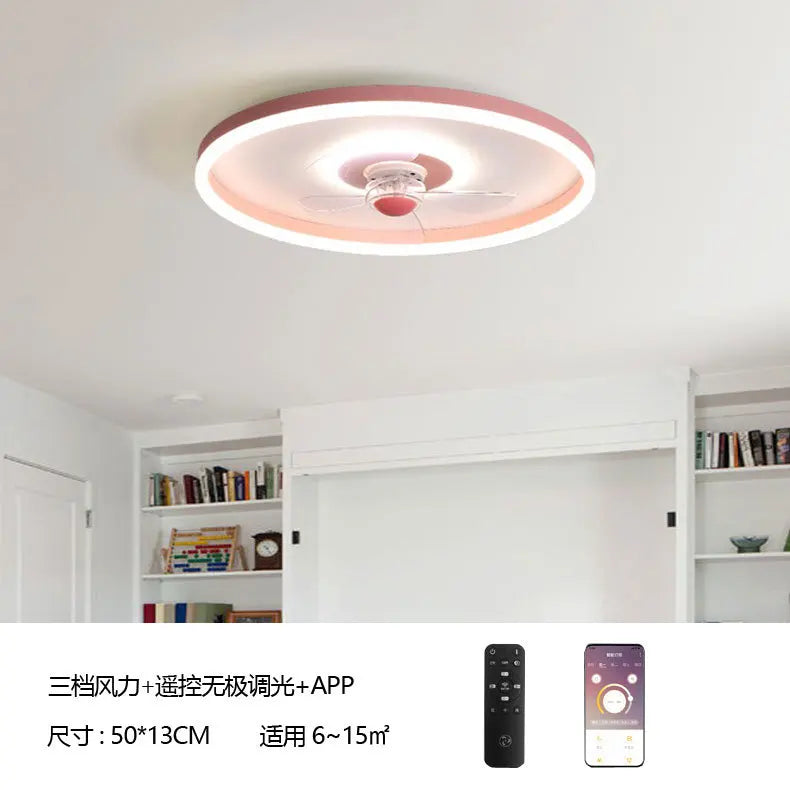 plafonnier led moderne avec ventilateur pour éclairage intérieur