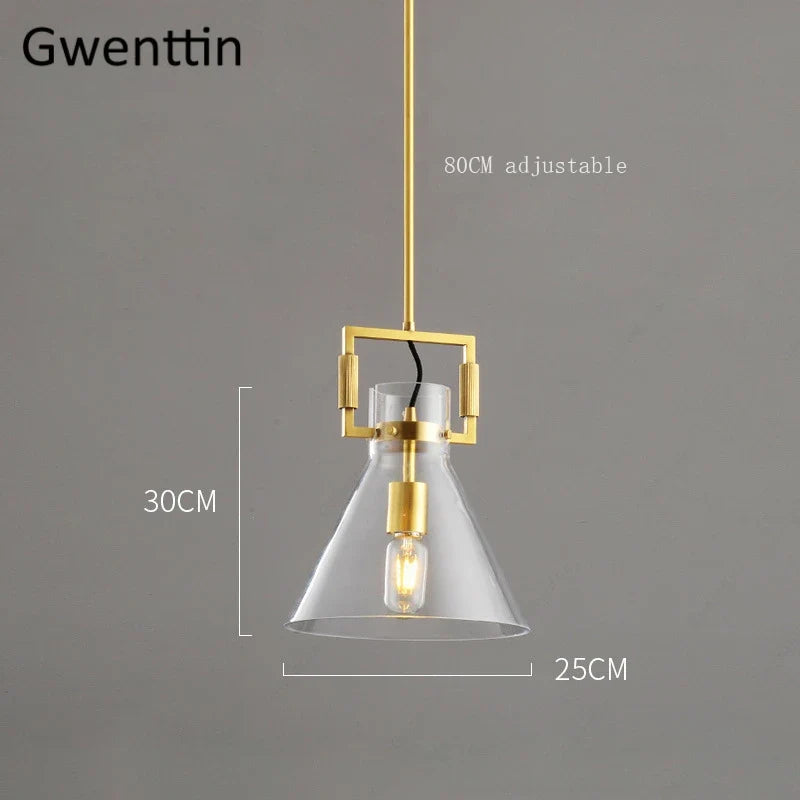 suspension moderne en métal et verre style industriel décor intérieur