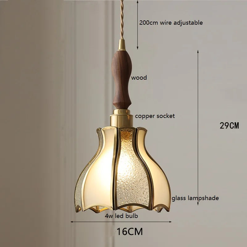 iwhd suspension moderne en cuivre verre led décorative