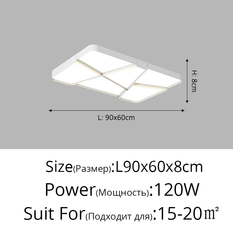 Modern Creative Splicing LED Chandeliers, Used For Bedroom Learning, Living, Dining, Indoor Lighting, Dimmable Home Decoration
