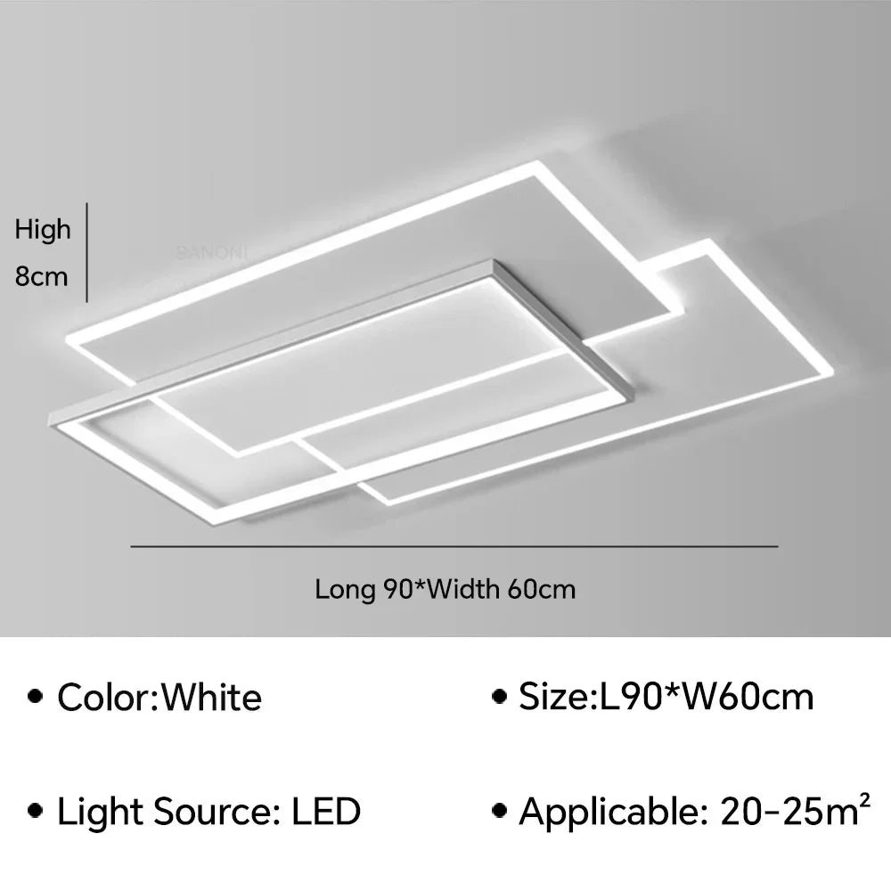 lustre moderne simple pour décoration intérieure lumineuse