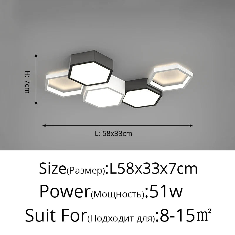 plafonnier design en nid dabeille pour intérieur créatif