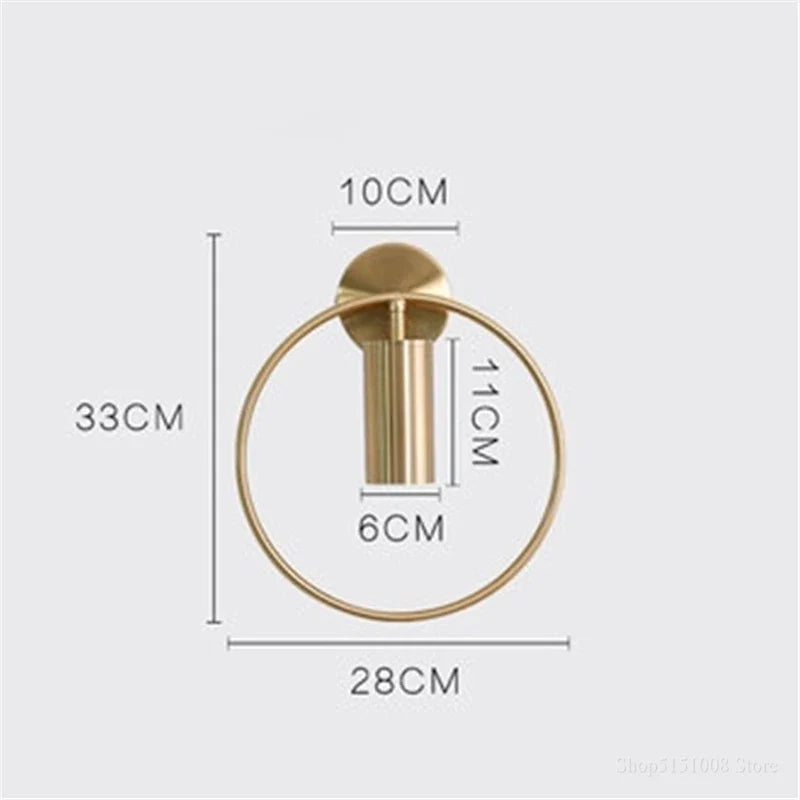 lampe de chevet nordique led en métal décoratif luminaire