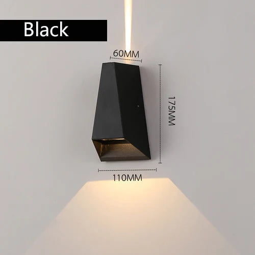 applique murale led extérieure design étanche éclairage moderne