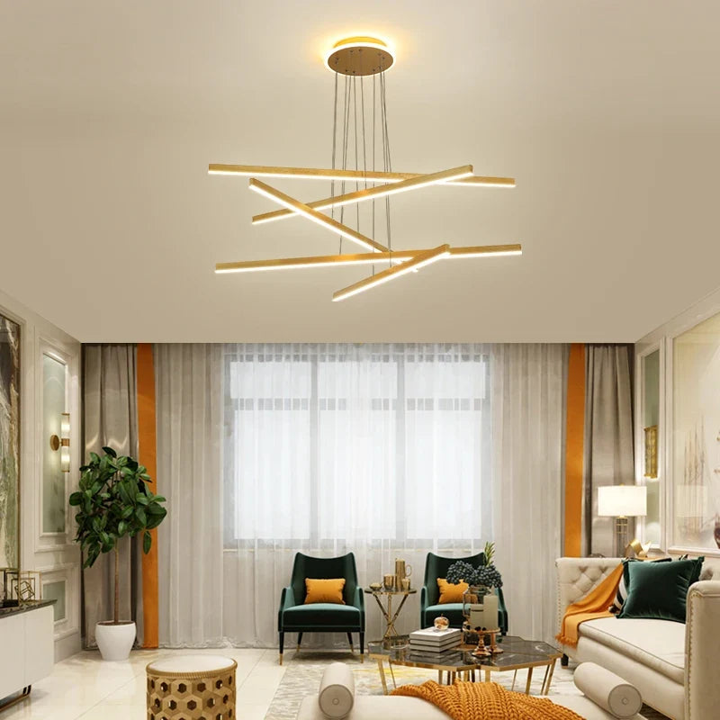 plafonnier led en aluminium 	 design décoratif