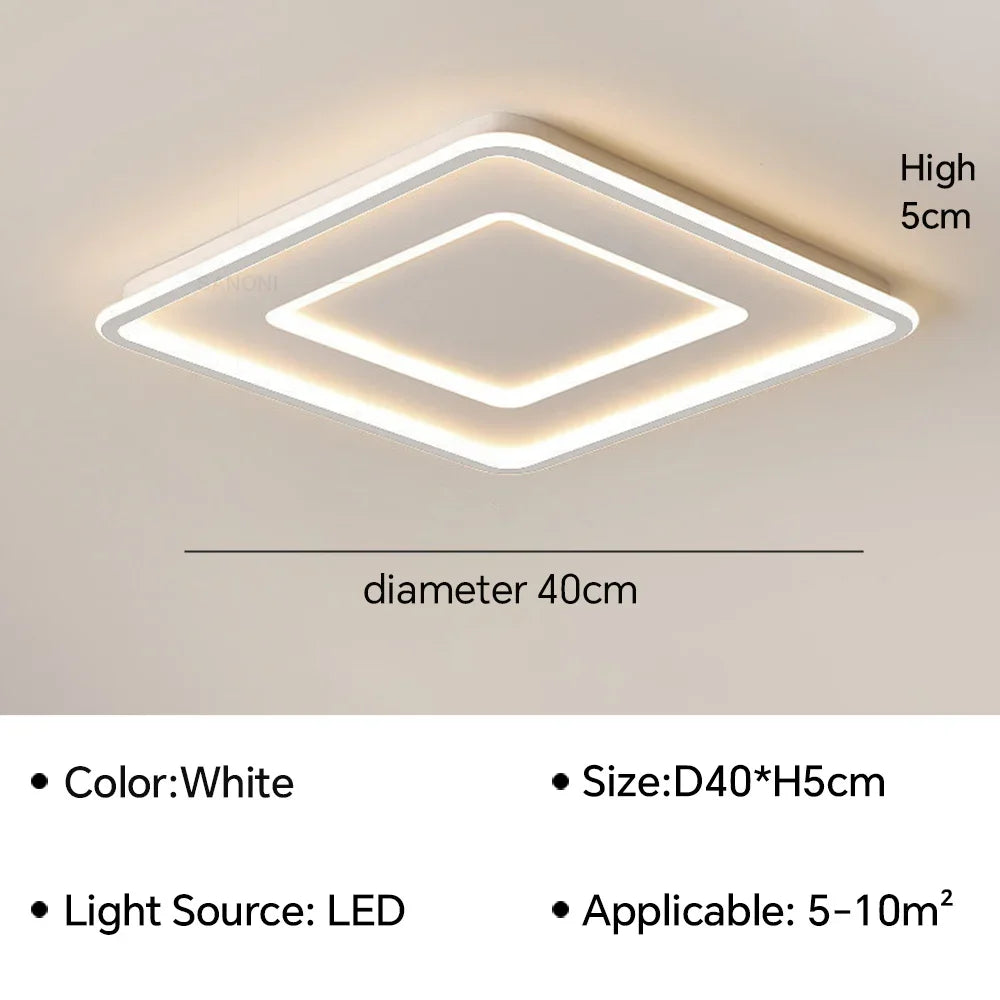plafonnier led moderne pour décoration d'intérieur élégante