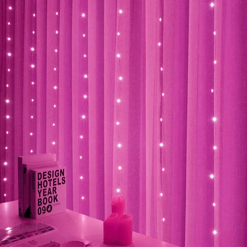guirlande lumineuse led pour noël et décoration festive