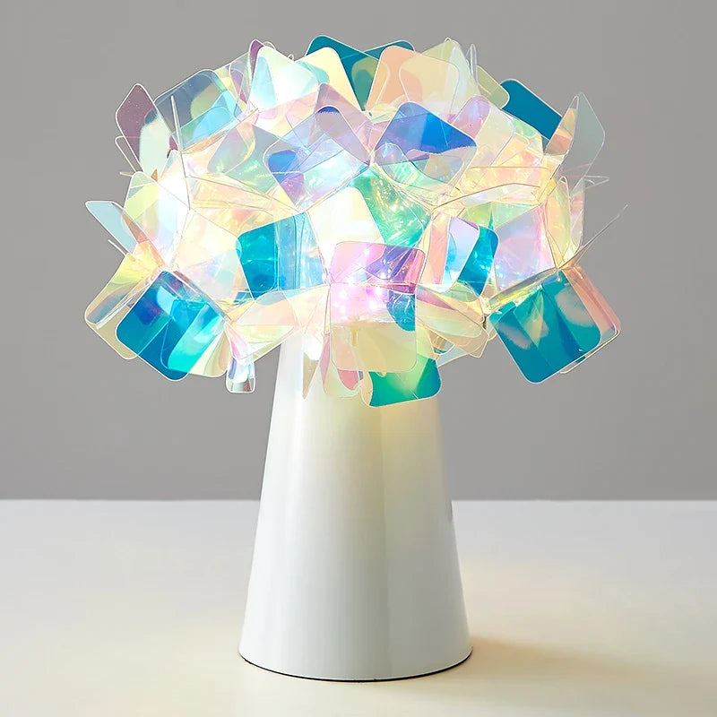 lampe de bureau moderne slamp clizia en plastique pvc fleur