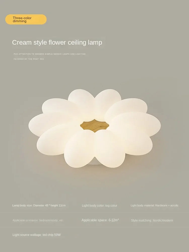 lustre créatif à pétales pour une ambiance chaleureuse et apaisante