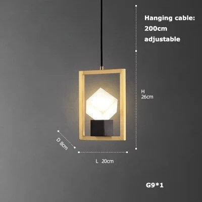 suspension luminaire cuir led verre lustre