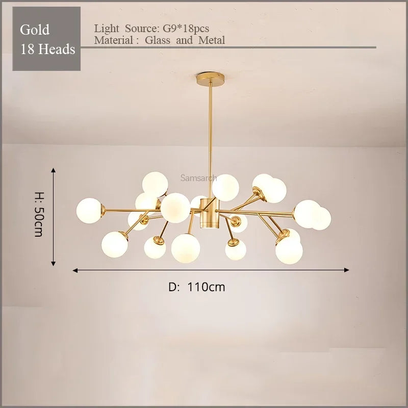 lustre led design élégant pour éclairage intérieur moderne