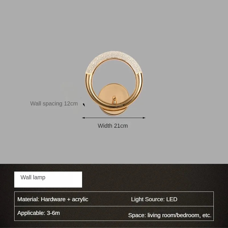 applique murale de luxe design créatif pour intérieur polyvalent
