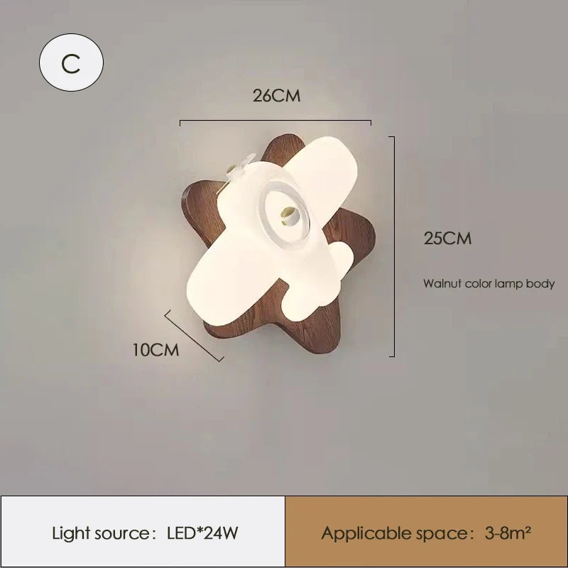 applique murale hélicoptère pour chambre d'enfant moderne et chaleureuse
