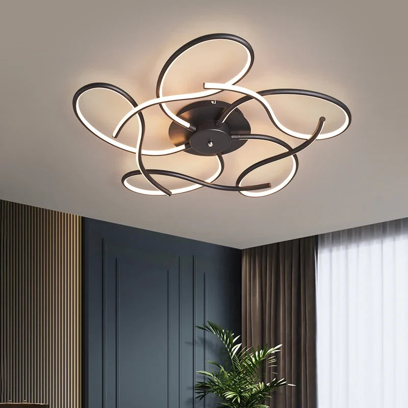Gleam Modern LED Chandelier For Home Living Room Decoration, Bedroom Home Decoration, Ceiling Chandelier For Smart Home