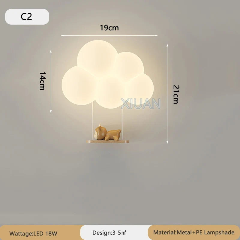 veilleuse pour enfants singe dessin animé protection des yeux