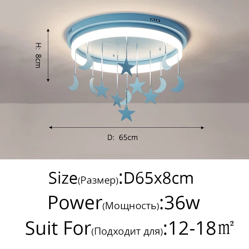 plafonnier led créatif pour enfant simple décoratif