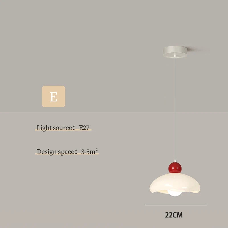lustre moderne pour chambre d'enfant décoration nordique lumineuse