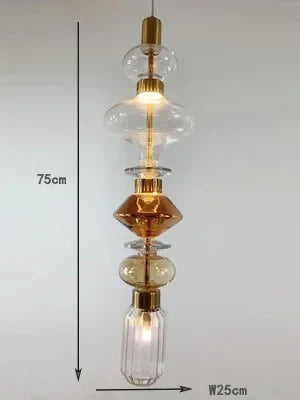 lustre en vitrail personnalisé pour décoration intérieure lumineuse