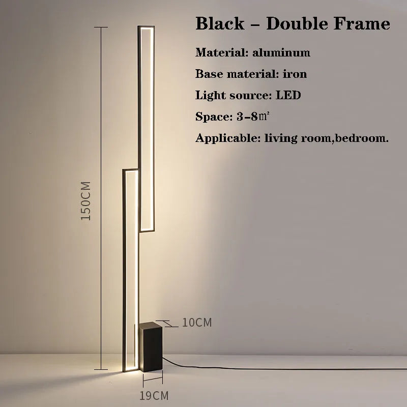 lampadaire minimaliste moderne créatif haut de gamme design