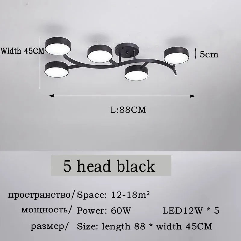 plafonnier led design moderne pour éclairage intérieur élégant