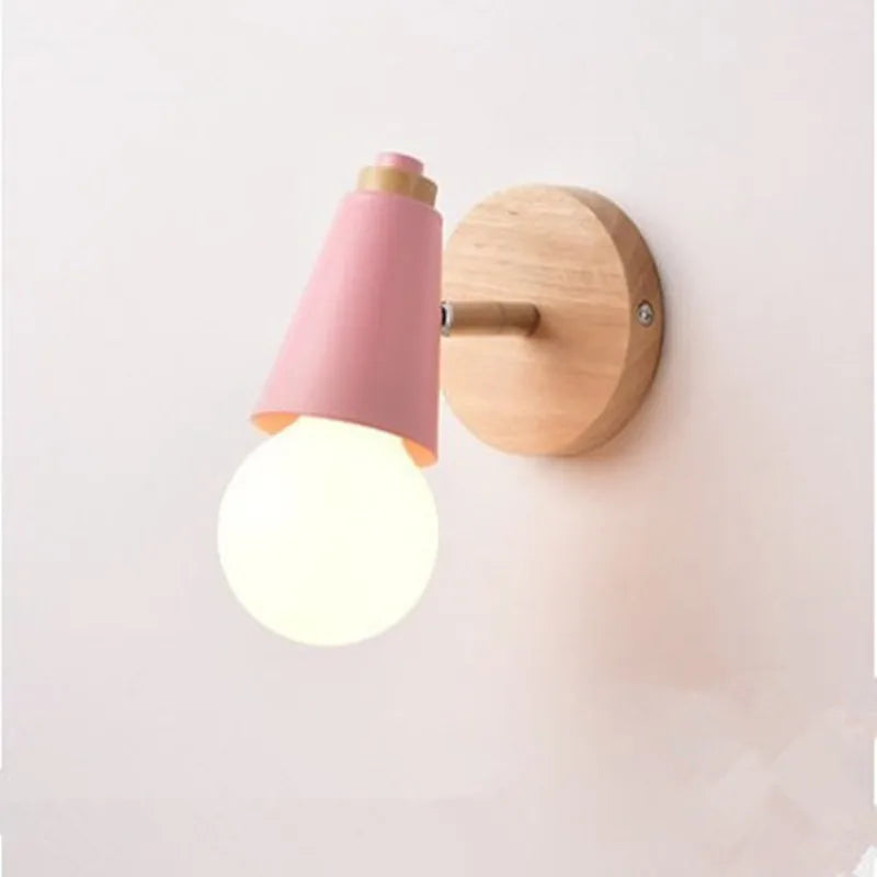 Nordique Simple applique chambre d'enfant chambre chevet canapé fond mur Led lumières allée escalier couloir décor éclairage