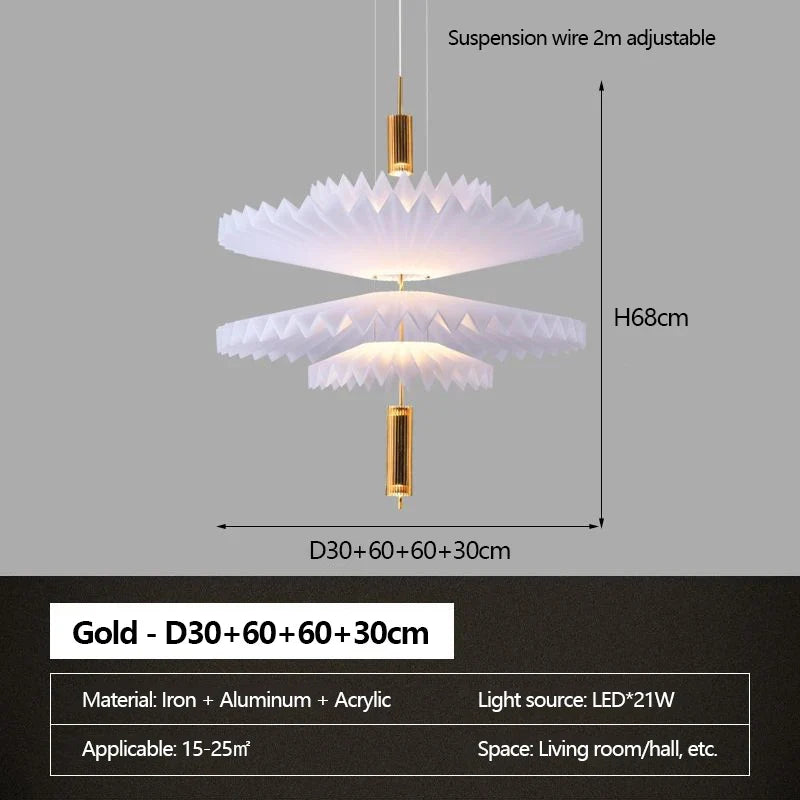 lustre minimaliste led art créatif pour intérieur moderne