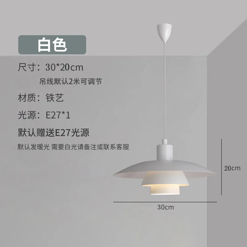 lustre danois créatif soucoupe volante pour café restaurant magasin