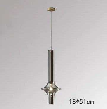suspension en verre design nordique moderne pour décoration intérieure