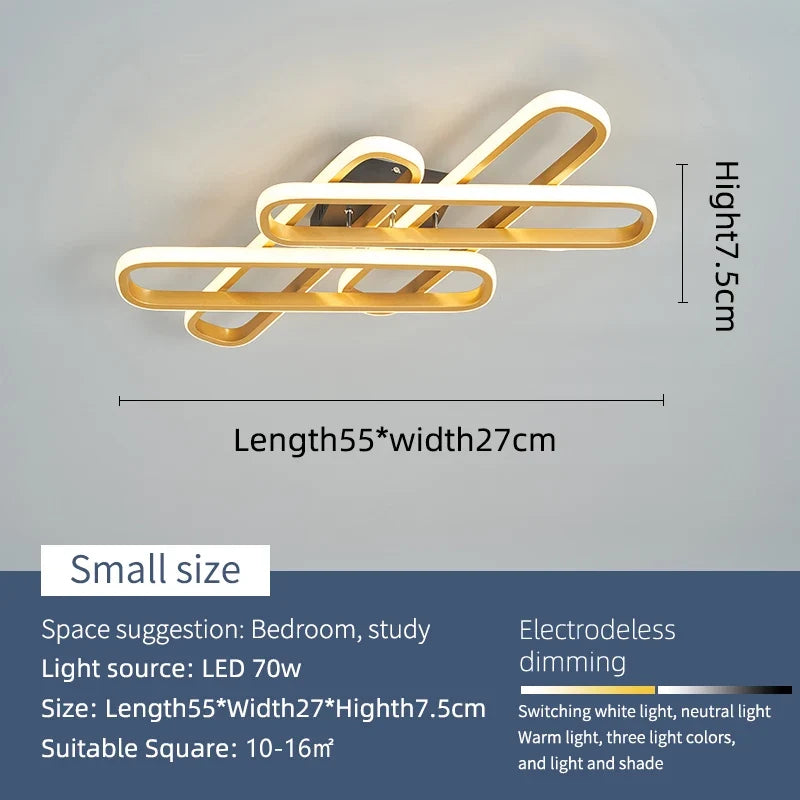 lustre moderne à LED design créatif pour intérieur