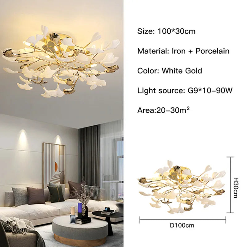 lustre moderne design nordique pour intérieur suspendu au plafond