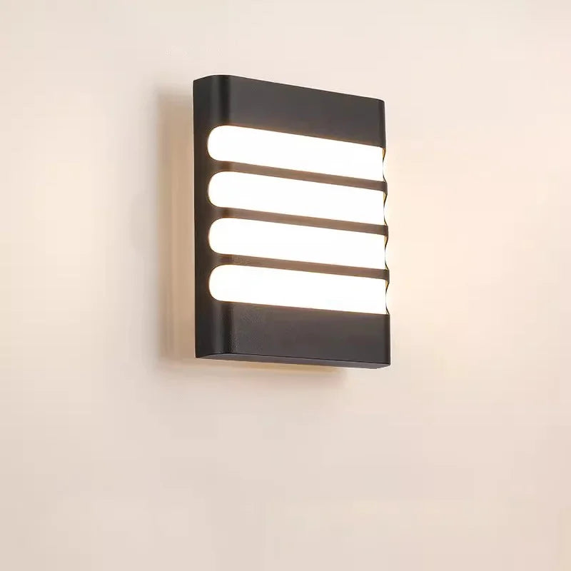 applique murale led extérieure moderne et étanche pour jardin et allée