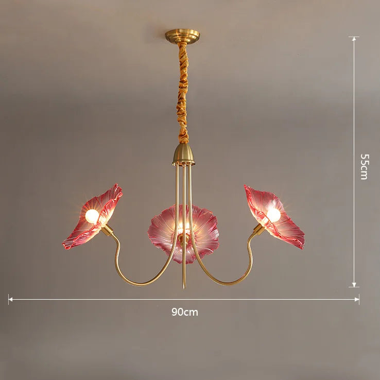 suspension moderne design nordique créatif floral élégant pour intérieur