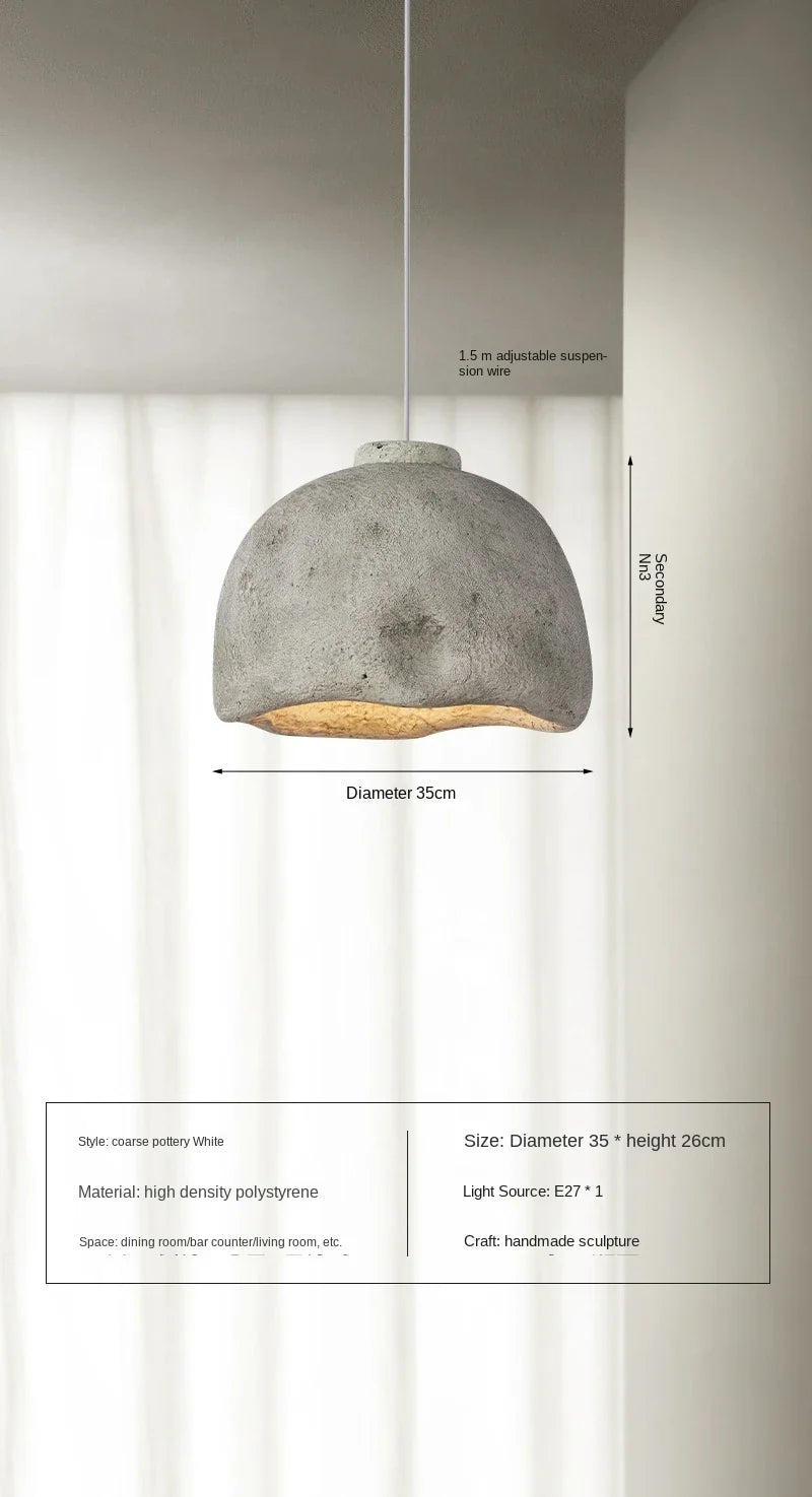 Lustre Wabi-sabi nordique simple moderne