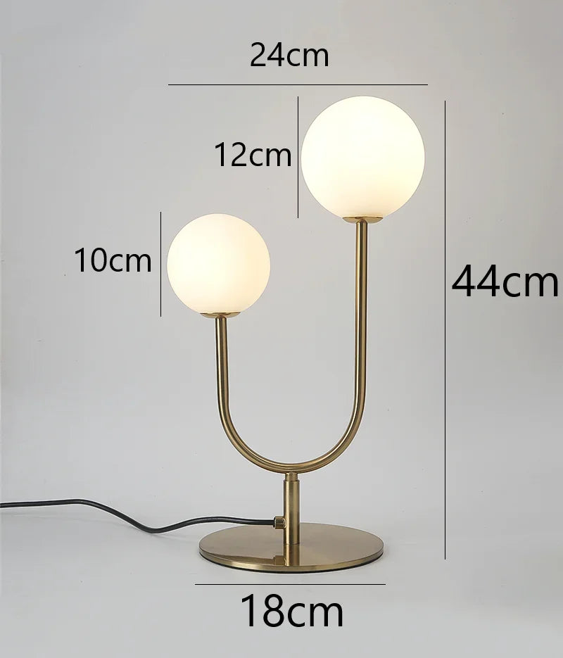 lampadaire moderne en verre style nordique pour décoration intérieure