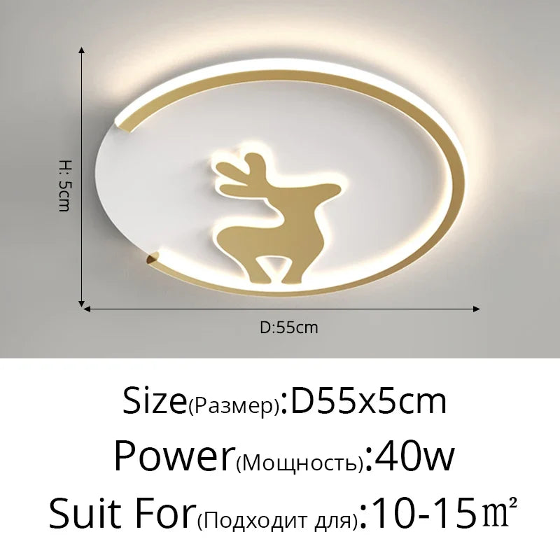 plafonnier led moderne pour éclairage intérieur décoratif