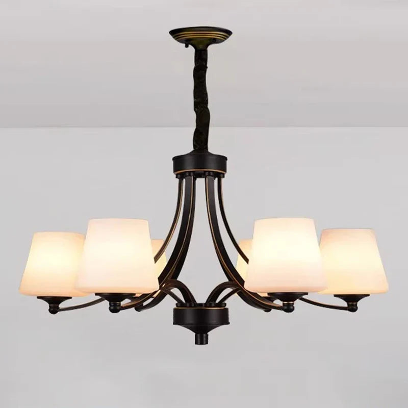 Lustre led design moderne luminaire décoratif d'intérieur