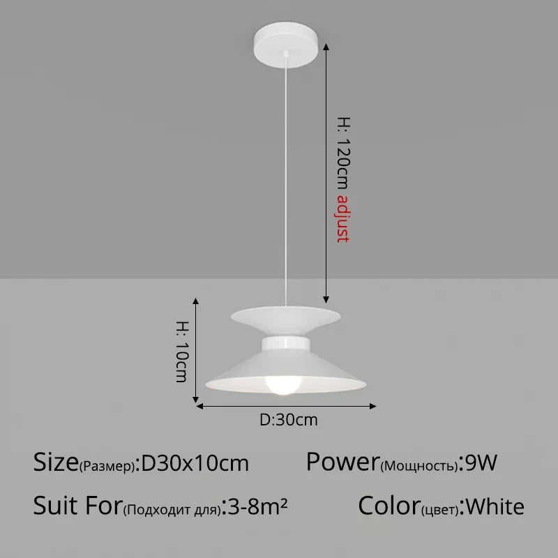 lustre de bar créatif nordique suspension longue ligne