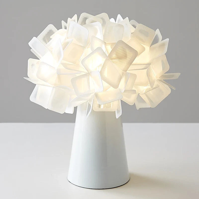 lampe de bureau moderne slamp clizia en plastique pvc fleur