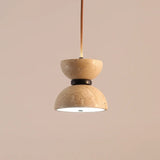 lustre rétro en pierre naturelle pour décoration moderne