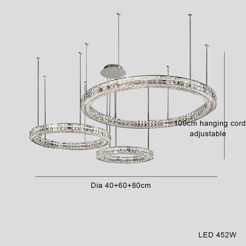 lustre suspendu en cristal design luxe nouvelle collection
