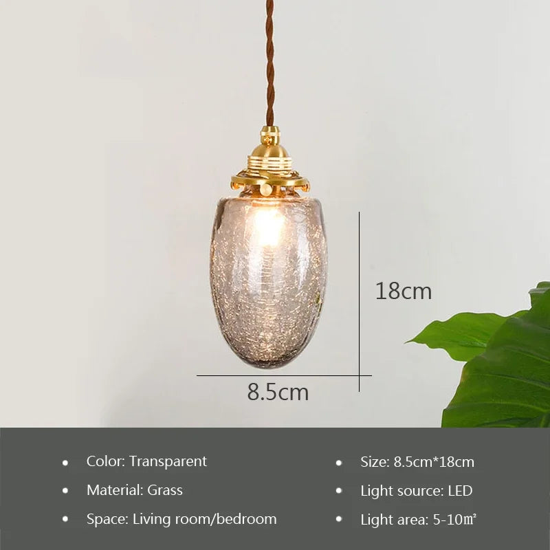 lustre en verre nordique pour intérieur élégant et moderne