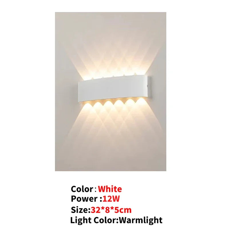 Applique murale LED en aluminium