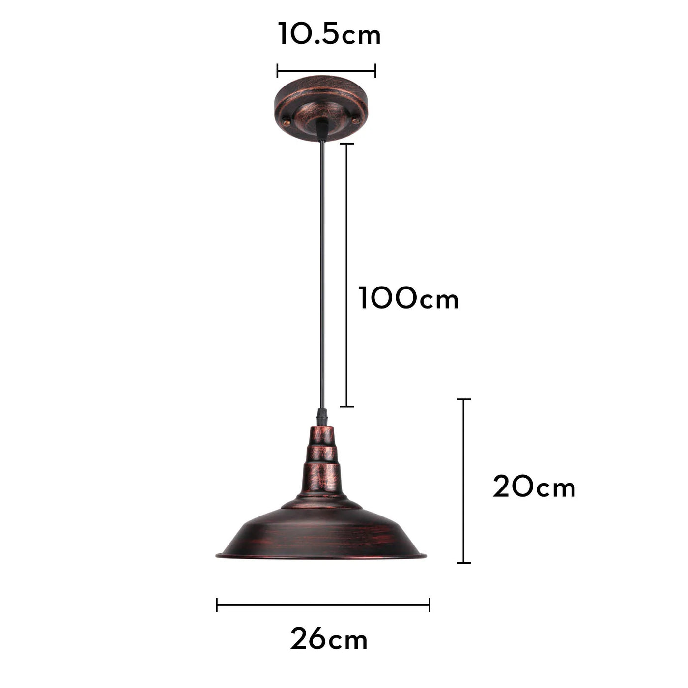 lustre rouille metal plafond maison restaur