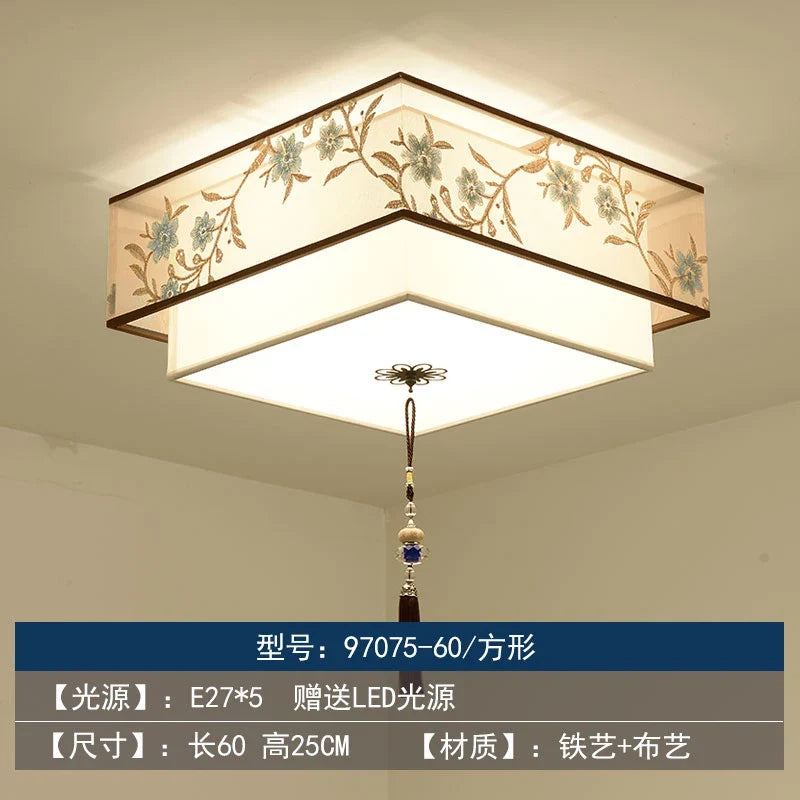 lustre chinois rétro pour un éclairage élégant et chaleureux