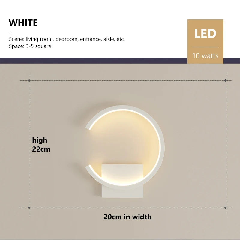 Applique murale LED moderne