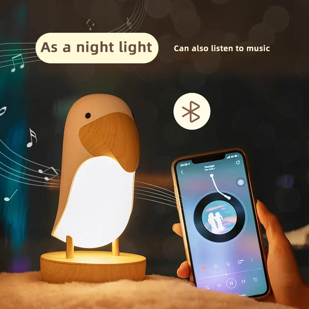 Lampe Veilleuse LED en forme d'oiseaux mignons