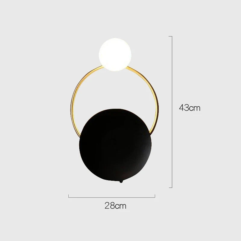 applique murale led postmoderne luminaire décoratif d'intérieur