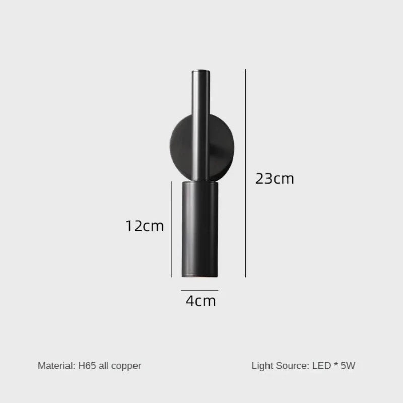 lampe de chevet industrielle en cuivre pour lecture créative